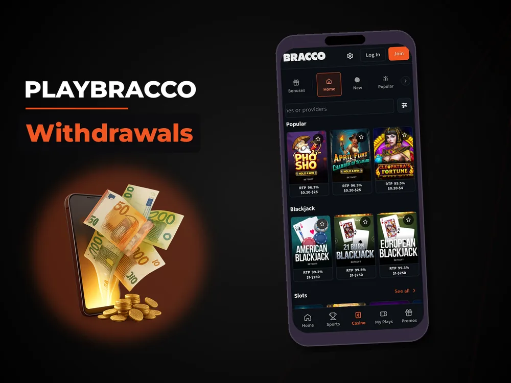PlayBracco - Withdrawals